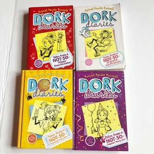Dork Diaries 4 Book Lot